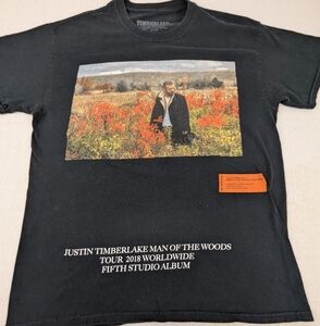 Justin Timberlake Vintage 2018 T-shirt Man of the Woods Album Medium